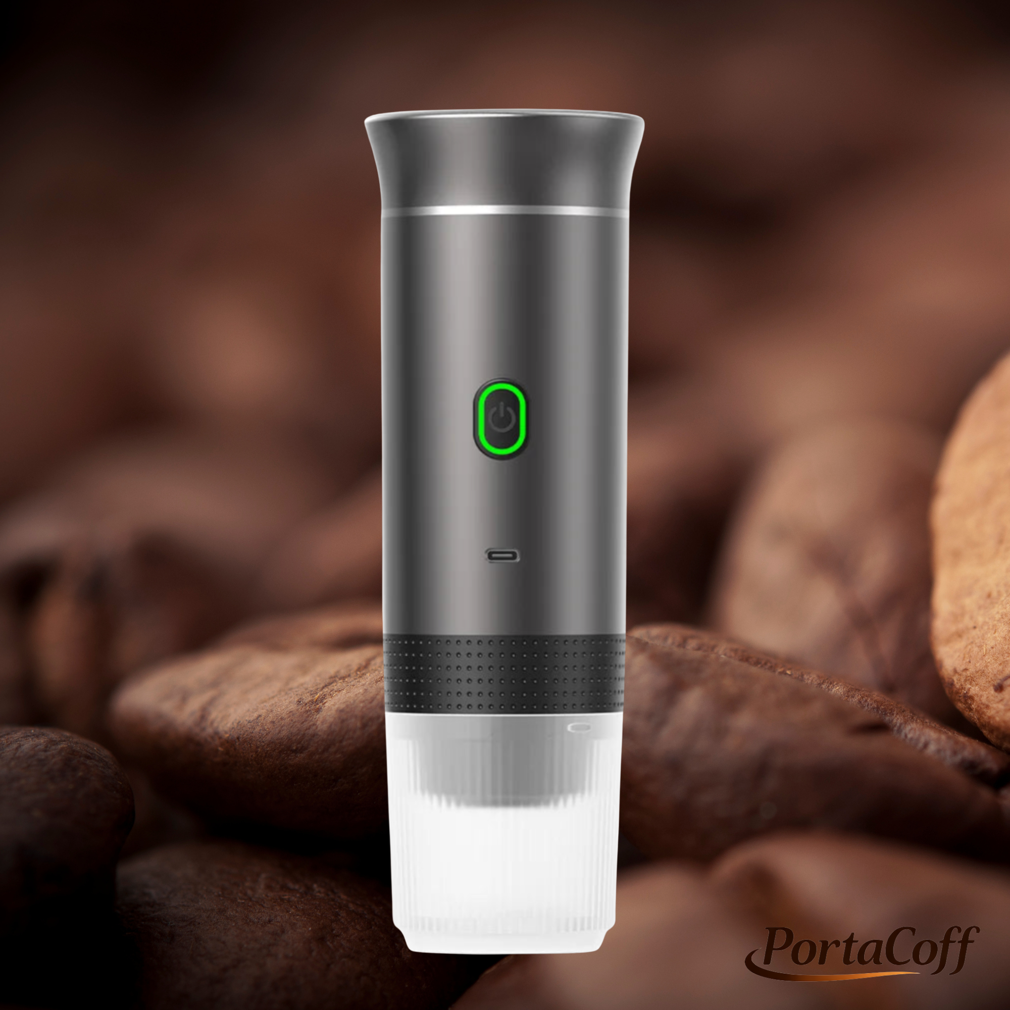 PortaCoff Wireless 3-in-1 Portable Espresso Machine